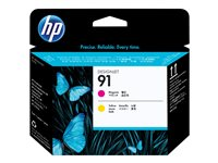 HP 91 - Gul, magenta - skriverhode - for DesignJet Z6100, Z6100ps C9461A