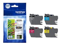 Brother LC422XL - 4-pack - svart, gul, cyan, magenta - original - blekkpatron - for Brother MFC-J5340DW, MFC-J5345DW, MFC-J5740DW, MFC-J6540DW, MFC-J6940DW LC422XLVAL