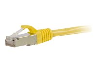 C2G Cat5e Booted Shielded (STP) Network Patch Cable - Koblingskabel - RJ-45 (hann) til RJ-45 (hann) - 3 m - STP - CAT 5e - formstøpt - gul 83812