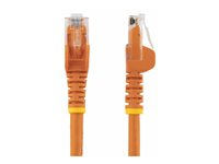 StarTech.com 7m CAT6 Ethernet Cable, 10 Gigabit Snagless RJ45 650MHz 100W PoE Patch Cord, CAT 6 10GbE UTP Network Cable w/Strain Relief, Orange, Wiring is UL Certified/TIA - Category 6 - 24AWG (N6PATC7MOR) - Koblingskabel - RJ-45 (hann) til RJ-45 (hann) - 7 m - UTP - CAT 6 - uten hindringer - oransje N6PATC7MOR