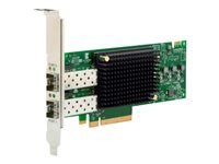 Emulex LightPulse LPe31002-M6-F - Vertbussadapter - PCIe 2.0 x8 lav profil - 16Gb Fibre Channel x 2 - for PRIMERGY CX2560 M5, RX2520 M5, RX2530 M5, RX2530 M6, RX2540 M5, RX2540 M6, TX2550 M5 S26361-F5596-L502