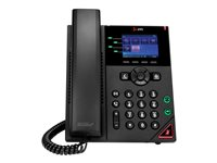 Poly VVX 250 - OBi Edition - VoIP-telefon - treveis anropskapasitet - SRTP, SIP, SDP, RTP - 4 linjer - svart 89K69AA#ABB