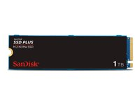 SanDisk SSD PLUS - SSD - 1 TB - intern - M.2 2280 - PCIe 3.0 (NVMe) SDSSDA3N-1T00-G26