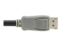 Eaton Tripp Lite Series DisplayPort Extension Cable with Active Repeater and Latching Connector (M/F), 4K 60 Hz, HDR, 4:4:4, HDCP 2.2, 20 ft. (6.1 m), TAA - DisplayPort-kabel - TAA-samsvar - DisplayPort (hann) til DisplayPort (hunn) - DisplayPort 1.2 - 6.1 m - passiv, gullbelagte kontakter, aktiv forsterker, 4K 60Hz støtte - svart, grå P579-020-4K6