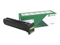 Lexmark - Ekstra høy ytelse - cyan - original - tonerpatron LCCP, LRP - for Lexmark CX825de, CX825dte, CX825dtfe, CX860de, CX860dte, CX860dtfe 82K2XC0