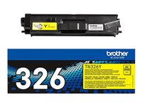 Brother TN326Y - Gul - original - tonerpatron - for Brother DCP-L8400, DCP-L8450, HL-L8250, HL-L8350, MFC-L8650, MFC-L8850 TN326Y