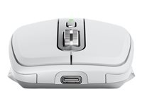 Logitech MX Anywhere 3S - Mus - optisk - 6 knapper - trådløs - Bluetooth - blekgrå 910-006930