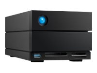 LaCie 2big Dock STLG28000400 - Harddiskarray - 28 TB - 2 brønner (SATA-600) - HDD 14 TB x 2 - Thunderbolt 3, USB 3.2 Gen 2 (ekstern) - med 5-års Rescue Data Recovery Service Plan STLG28000400