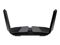 NETGEAR Nighthawk RAXE500 - - trådløs ruter - 4-portssvitsj - 1GbE, 2.5GbE - Wi-Fi 6E - Wi-Fi 6 - Multibånd RAXE500-100EUS