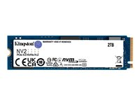 Kingston NV2 - SSD - 2 TB - intern - M.2 2280 - PCIe 4.0 x4 (NVMe) - for Intel Next Unit of Computing 12 Pro Kit - NUC12WSKi5 SNV2S/2000G