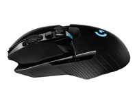 Logitech Wireless Gaming Mouse G903 LIGHTSPEED with HERO 16K sensor - Mus - høyre- og venstrehåndet - optisk - 11 knapper - trådløs, kablet - USB, 2.4 GHz - USB Logitech LIGHTSPEED-mottaker 910-005673