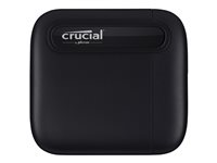 Crucial X6 - SSD - 4 TB - ekstern (bærbar) - USB 3.2 Gen 2 (USB-C kontakt) CT4000X6SSD9