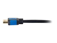 C2G 3ft HDMI Cable with Gripping Connectors - High Speed 4K HDMI Cable - 4K 60Hz - M/M - HDMI-kabel med Ethernet - HDMI hann til HDMI hann - 91.4 cm - dobbeltisolert - svart - 4K-støtte 29675