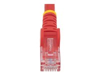 StarTech.com 50cm CAT6 Ethernet Cable, 10 Gigabit Snagless RJ45 650MHz 100W PoE Patch Cord, CAT 6 10GbE UTP Network Cable w/Strain Relief, Red, Fluke Tested/Wiring is UL Certified/TIA - Category 6 - 24AWG (N6PATC50CMRD) - Nettverkskabel - RJ-45 (hann) til RJ-45 (hann) - 50 cm - UTP - CAT 6 - formstøpt, uten hindringer, flertrådet - rød N6PATC50CMRD