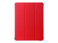 OtterBox React Series - Lommebok for nettbrett - rød, svart - for Apple 10.2-inch iPad (7. generasjon, 8. generasjon, 9. generasjon) 77-92196