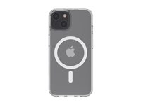 Belkin SheerForce - Baksidedeksel for mobiltelefon - magnetisk - MagSafe-samsvar - blank - tynn, lettvekts - for Apple iPhone 14 MSA008BTCL