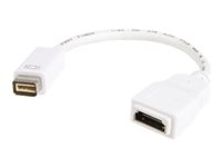 StarTech.com Mini DVI to HDMI Video Adapter for Macbooks and iMacs- M/F - MacBook Mini DVI Adapter - Mini DVI to HDMI Cable (MDVIHDMIMF) - Video adapter - mini-DVI hann til HDMI hunn - 20 cm - hvit - for P/N: HDMIROTMM6 MDVIHDMIMF