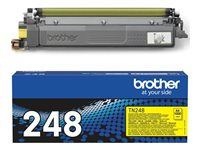 Brother TN248Y - Gul - original - boks - tonerpatron - for Brother DCP-L3520, DCP-L3560, HL-L3220, HL-L3240, HL-L8240, MFC-L3760, MFC-L8390 TN248Y