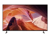 Sony Bravia Professional Displays FWD-65X80L - 65" Diagonalklasse (64.5" synlig) - X80L Series LED-bakgrunnsbelyst LCD-skjerm - med TV-kanalvelger - intelligent skilting - Smart TV - Google TV - 4K UHD (2160p) 3840 x 2160 - HDR - rammeblinking, Direct LED - svart FWD-65X80L