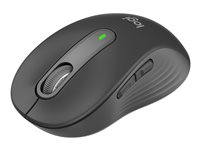 Logitech Signature M650 for Business - Mus - optisk - 5 knapper - trådløs - 2.4 GHz, Bluetooth - Logitech Logi Bolt USB-mottaker - grafitt 910-006274