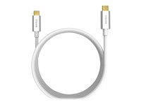 Vision - USB-kabel - 24 pin USB-C (hann) til 24 pin USB-C (hann) - USB 3.1 Gen 1 - 3 A - 4 m - hvit TC 4MUSBC