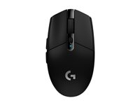 Logitech G G305 - Mus - optisk - 6 knapper - trådløs - 2.4 GHz - USB trådløs mottaker - svart 910-005282