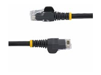 StarTech.com 1.5m CAT6 Ethernet Cable, 10 Gigabit Snagless RJ45 650MHz 100W PoE Patch Cord, CAT 6 10GbE UTP Network Cable w/Strain Relief, Black, Wiring is UL Certified/TIA - Category 6 - 24AWG (N6PATC150CMBK) - Koblingskabel - RJ-45 (hann) til RJ-45 (hann) - 1.5 m - UTP - CAT 6 - uten hindringer - svart N6PATC150CMBK