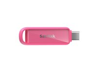 SanDisk - USB-flashstasjon - 256 GB - USB-C 3.2 Gen 1 - seastar rosa SDIXS0N-256G-GN6NG