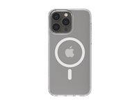 Belkin SheerForce - Baksidedeksel for mobiltelefon - MagSafe-samsvar - blank - tynn, lettvekts - for Apple iPhone 14 Pro Max MSA011BTCL