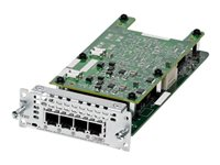 Cisco Fourth-Generation Network Interface Module - Tale / fax modul - analogporter: 4 - for P/N: ISR4321-PM20, ISR4331-PM20, ISR4351-PM20, ISR4431-PM20, ISR4461-K9-CAP, ISR4461-PM20 NIM-4FXO=