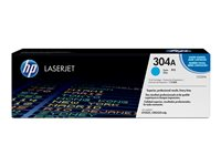 HP 304A - Cyan - original - LaserJet - tonerpatron (CC531A) - for Color LaserJet CM2320fxi, CM2320n, CM2320nf, CP2025, CP2025dn, CP2025n, CP2025x CC531A