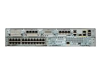 Cisco 2951 Voice Security Bundle - Ruter - tale / fax modul 1GbE - WAN-porter: 3 - rackmonterbar C2951-VSEC/K9