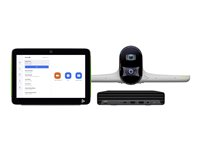 Poly Studio Large Room Bundle - For Zoom Rooms - videokonferansesett (Poly Studio E70-kamera, Poly TC10-berøringskontroller, HP Mini Conferencing PC) - Zoom Certified - hvit 9C924AA