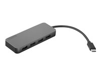 Lenovo USB-C to 4 Port USB-A Hub - Hub - 4 x SuperSpeed USB 3.0 + 1 x USB-C - stasjonær 4X90X21427