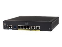 Cisco Integrated Services Router 931 - - ruter - 4-portssvitsj - 1GbE - WAN-porter: 2 C931-4P