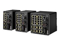 Cisco Industrial Ethernet 2000U Series - Switch - Styrt - 8 x 10/100 + 2 x kombo-Gigabit SFP - DIN-skinnemonterbar IE-2000U-8TC-G