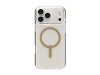 ZAGG Milan Snap - Baksidedeksel for mobiltelefon - MagSafe-samsvar - grafen - glitrende gull - for Apple iPhone 17 Pro Max 702318991