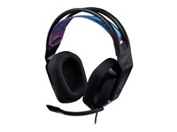 Logitech G G335 Wired Gaming Headset - Hodesett - full størrelse - kablet - 3,5 mm jakk - svart - Discord Certified 981-000978