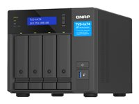 QNAP TVS-H474 - NAS-server - 4 brønner - SATA 6Gb/s - RAID JBOD, RAID 0, 1, 5, 6, 10, TM, RAID TP - RAM 8 GB - Gigabit Ethernet / 2.5 Gigabit Ethernet - iSCSI støtte TVS-H474-PT-8G