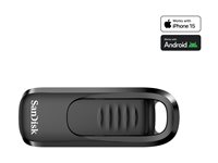 SanDisk Ultra Slider - USB-flashstasjon - 128 GB - USB-C 3.2 Gen 1 SDCZ480-128G-G46