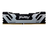 Kingston FURY Renegade - DDR5 - modul - 24 GB - DIMM 288-pin - 4200 MHz / PC5-67200 - CL40 - 1.45 V - ikke-bufret - on-die ECC - svart og sølv KF584CU40RS-24