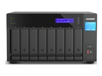 QNAP TVS-h874T - NAS-server - 8 brønner - SATA 6Gb/s - RAID JBOD, RAID 0, 1, 5, 6, 10, 50, 60 - RAM 32 GB - 2.5 Gigabit Ethernet - iSCSI støtte TVS-H874T-I7-32G