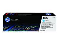 HP 128A - Cyan - original - LaserJet - tonerpatron (CE321A) - for Color LaserJet Pro CP1525n, CP1525nw; LaserJet Pro CM1415fn, CM1415fnw CE321A