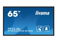 iiyama ProLite TF6539AS-B1AG - 65" Diagonalklasse (64.5" synlig) LED-bakgrunnsbelyst LCD-skjerm - intelligent skilting - med innbygd mediespiller og pekeskjerm (multiberørings) - Android - 4K UHD (2160p) 3840 x 2160 - svart TF6539AS-B1AG