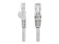 StarTech.com 75ft CAT6 Ethernet Cable, 10 Gigabit Snagless RJ45 650MHz 100W PoE Patch Cord, CAT 6 10GbE UTP Network Cable w/Strain Relief, Gray, Fluke Tested/Wiring is UL Certified/TIA - Category 6 - 24AWG (N6PATCH75GR) - Koblingskabel - RJ-45 (hann) til RJ-45 (hann) - 22.9 m - UTP - CAT 6 - uten hindringer - grå N6PATCH75GR
