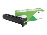 Lexmark - Ultra High Yield - cyan - original - tonerpatron LCCP, LRP, Lexmark Corporate - for Lexmark CX860de, CX860dte, CX860dtfe 82K2UCE