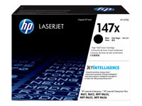 HP 147X - Høy ytelse - svart - original - LaserJet - tonerpatron (W1470X) - for LaserJet Enterprise MFP M635; LaserJet Enterprise Flow MFP M634, MFP M635, MFP M636 W1470X