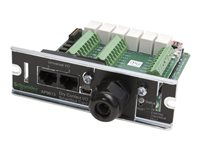 Schneider Dry Contact I/O SmartSlot Card - UPS-administrasjonsmodul - svart - for P/N: SMTL1000RMI2UC, SMX1000C, SMX1500RM2UC, SMX1500RM2UCNC, SMX750C, SMX750CNC AP9613