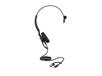 Jabra Engage 40 Mono - Hodesett - on-ear - kablet - USB-C, USB-A - lydisolerende - Optimert for UC 4093-419-269