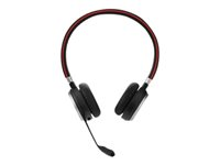 Jabra Evolve 65 SE MS Stereo - Hodesett - on-ear - Bluetooth - trådløs - USB - med ladestativ - Certified for Microsoft Teams - for Jabra Evolve; LINK 380a MS 6599-833-399